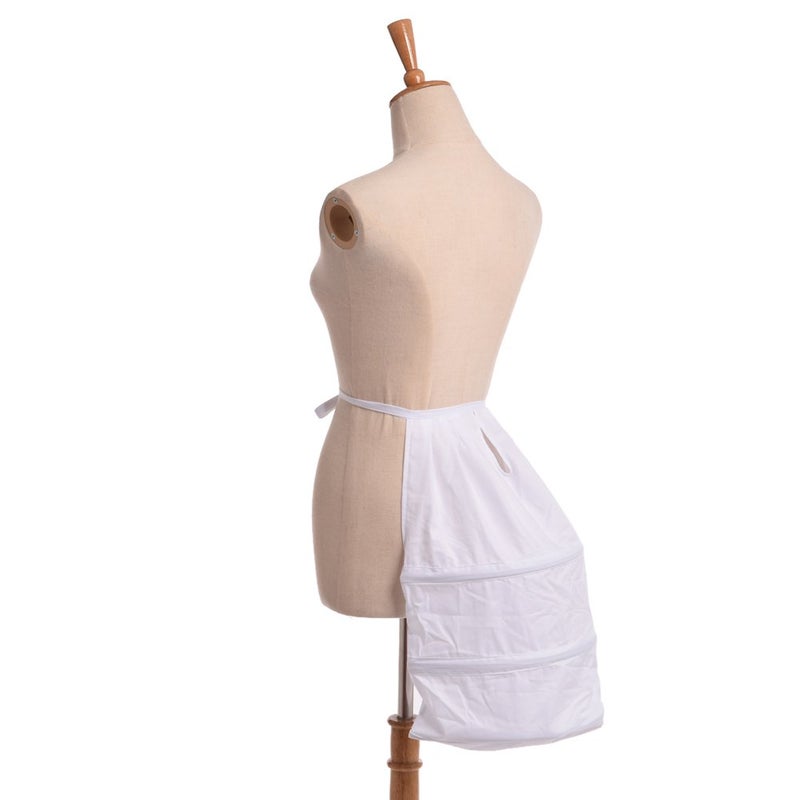 BLESSUME Victorian Dress Bustle White One size - Image 4